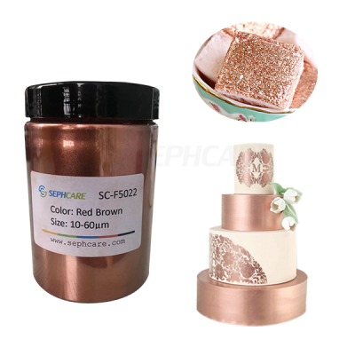 Sephcare Food Ingredient Additive Metallic Luster Dust Edible Glitter Pigment Cake Decorations