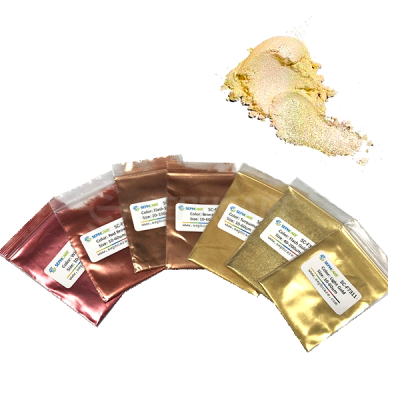 Food grade edible food additive metallic luster pigment